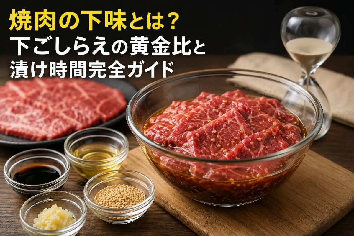 焼肉の下味とは？下ごしらえの黄金比と漬け時間完全ガイド 