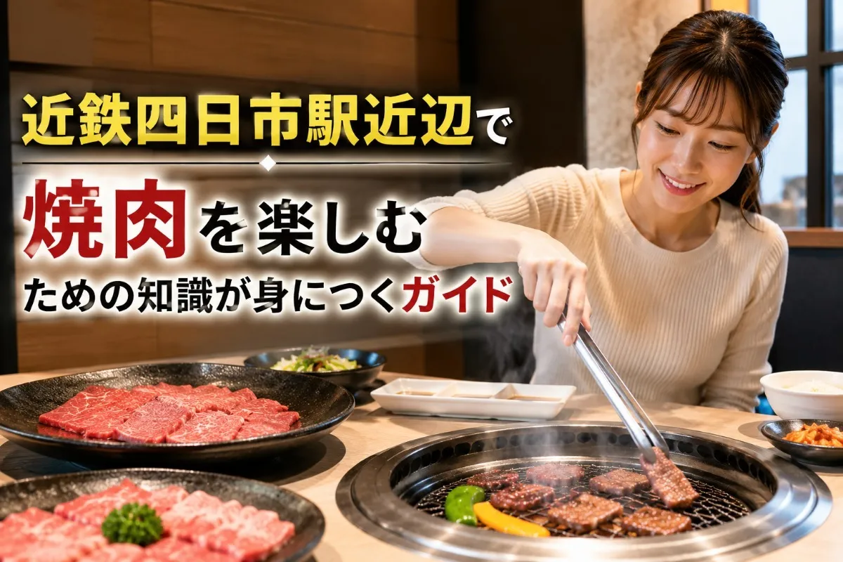 近鉄四日市駅近辺で焼肉を楽しむための知識が身につくガイド