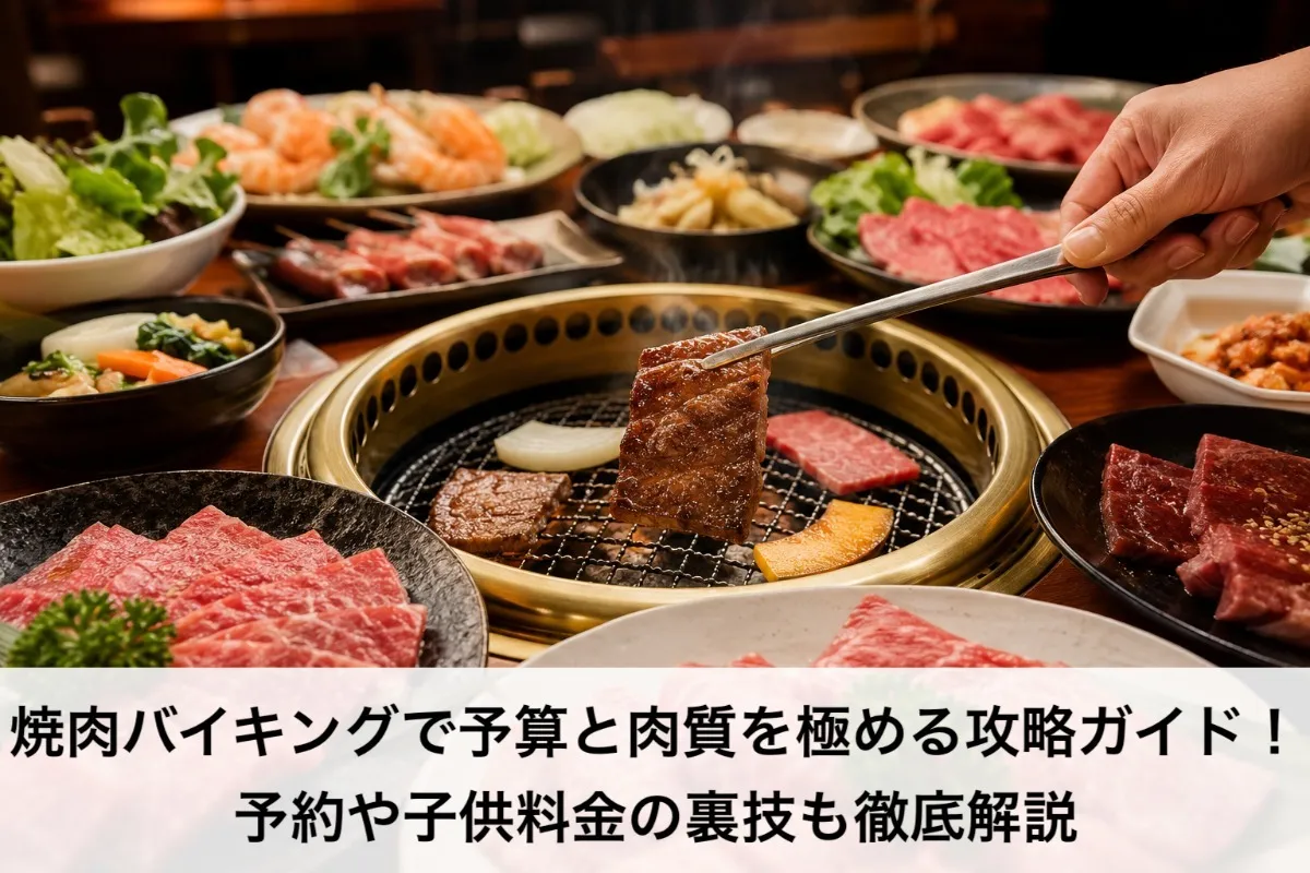 焼肉バイキングで予算と肉質を極める攻略ガイド!予約や子供料金の裏技も徹底解説