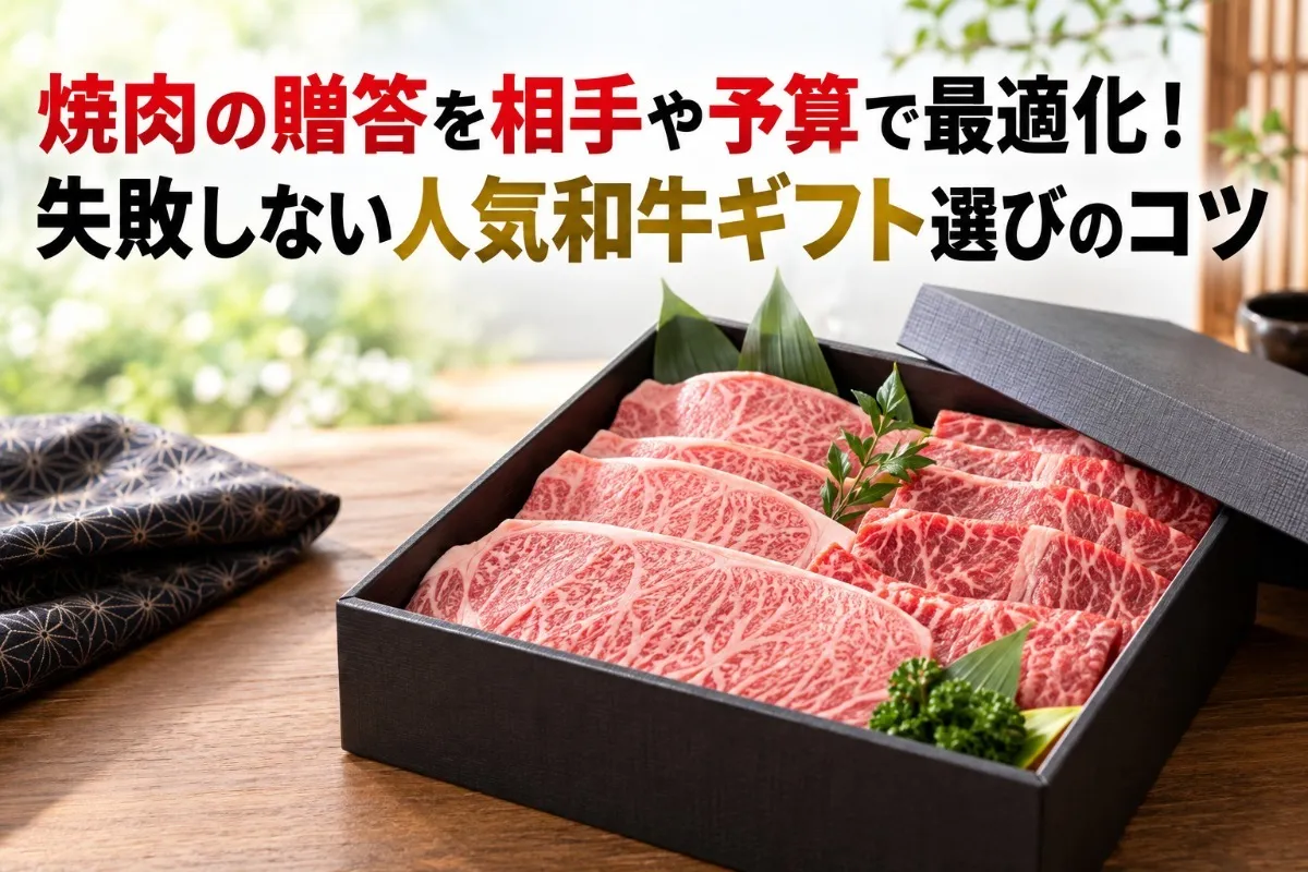 焼肉の贈答を相手や予算で最適化！失敗しない人気和牛ギフト選びのコツ